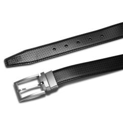 Ремень Semi Line Мужской Кожаный Black/Brown Фото 2