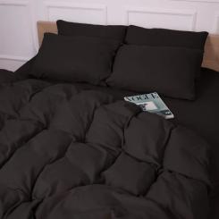 Постельное белье MirSon 002 Black Фланель 2x143x210 Семейный Фото 10