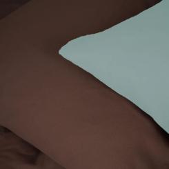 Постельное белье MirSon 006-003 Menthol/Brown Фланель 2x143x210 Сімейний Фото 3