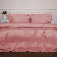 Постельное белье MirSon Tencel №02 Pink 175х210 двуспальный Фото
