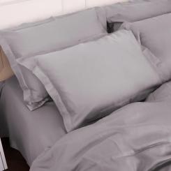 Постельное белье MirSon Tencel №06 Gray 2x160x220 Сімейний Євро Фото 4