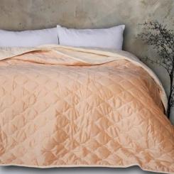 Покрывало MirSon №5050 Velor charm Beige 150х210 см Фото