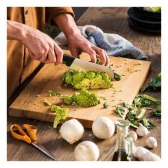 Кухонный нож Fiskars Hard Edge Santoku 16 см Фото 3