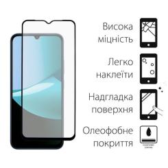 Стекло защитное Dengos Full Glue Xiaomi Redmi 15C Black Фото 1