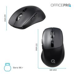 Мышка OfficePro M398B Wireless/Bluetooth Black Фото 11