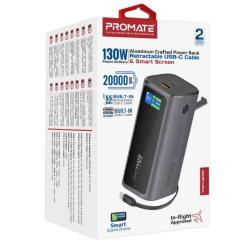 Батарея универсальная Promate 20000mAh PD/130W Фото 1