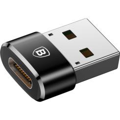 Переходник Baseus USB 2.0 AF to USB-C black Фото