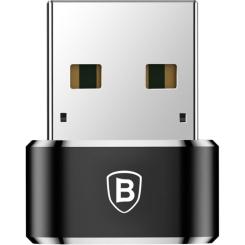 Переходник Baseus USB 2.0 AF to USB-C black Фото 2