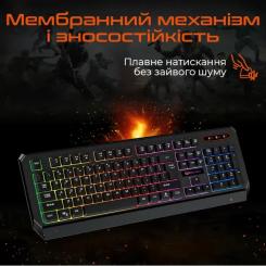 Клавиатура Meetion K9320 USB UA Black Фото 3