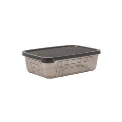 Пищевой контейнер Herevin Bowl Grey прямокутний 1.05 л Фото