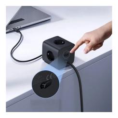 Сетевой фильтр питания Baseus EnerFill FA11 Cube Power Strip Фото 9
