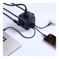 Сетевой фильтр питания Baseus EnerFill FA11 Cube Power Strip Фото 7