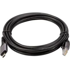 Дата кабель PowerPlant USB-C to RJ45 Ethernet 3.0m Фото 1