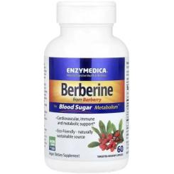 Витаминно-минеральный комплекс Enzymedica Берберин, Berberine, 60 капсул Фото 2