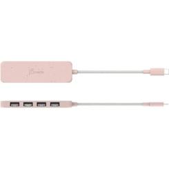 Концентратор J5create USB-C to 4xUSB-A 3.2 10Gbps rose Фото 3