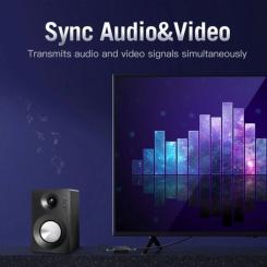 Кабель мультимедийный Vention HDMI M to HDMI M 10.0m 4K30Hz black Фото 3