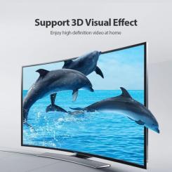 Кабель мультимедийный Vention HDMI M to HDMI M 3.0m 4K60Hz black Фото 4