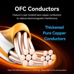 Патч-корд Vention 15м, S/FTP cat 8 RJ-45 black Фото 5