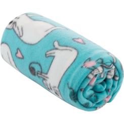 Плед Ardesto Fleece 100% поліестер, котики, блакитний 130х160 с Фото 1