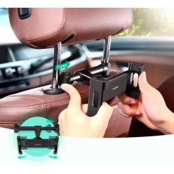 Универсальный автодержатель Ugreen LP160 Car Headrest Mount Holder Black Фото 4