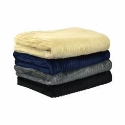 Плед Bergamo Line темно-синий 130 х 180 см Фото 2