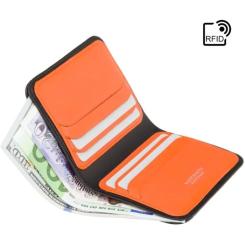 Кошелек Visconti VSL34 Lank c RFID Black-Orange Фото 4