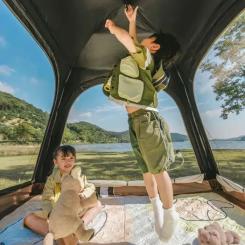 Палатка Naturehike тримісний автоматичний Ango CNK2550WS010, L, корич Фото 1