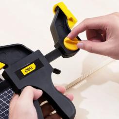 Струбцина Deli быстрозажимная 15 см Фото 6