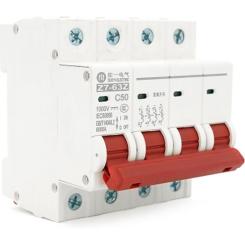 Автоматический выключатель ZUOYI Z7-63Z 4P C50 DC1000V Фото