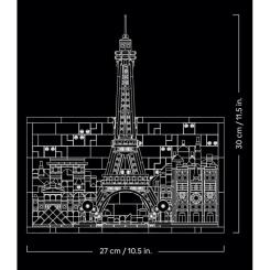 Конструктор LEGO Architecture Париж — місто кохання Фото 6