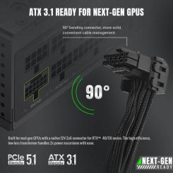 Блок питания Gamemax 650W Фото 4