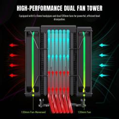 Кулер для процессора Gamemax SIGMA 620 BK Фото 9