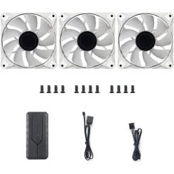 Кулер для корпуса DARKFLASH INF8 PRO 3IN1 WHITE Фото 2