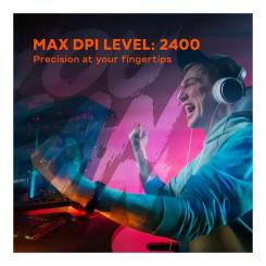 Мышка Canyon Cutlass Wireless USB Black Фото 10