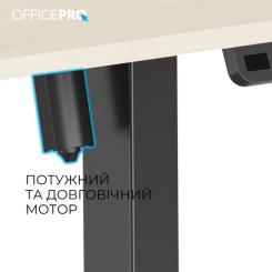 Компьютерный стол OfficePro ODE1470LWB Light Wood/Black Фото 9