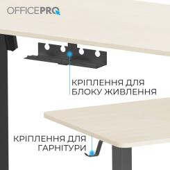 Компьютерный стол OfficePro ODE1470LWB Light Wood/Black Фото 6