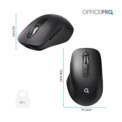 Мышка OfficePro M265B Wireless/Bluetooth Silent Click Black Фото 11