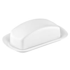 Масленка кухонная Ardesto 20.3х12.7х6.4см, порцеляна, білий Фото 1