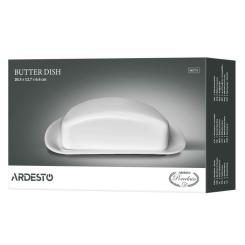 Масленка кухонная Ardesto 20.3х12.7х6.4см, порцеляна, білий Фото 6