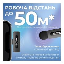 Микрофон Boya BY-V1 Lightning Black Фото 9