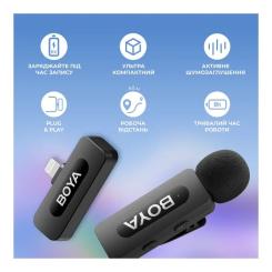 Микрофон Boya BY-V1 Lightning Black Фото 11