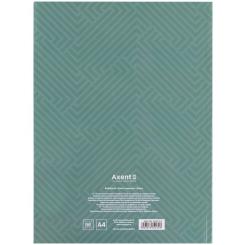 Книга записная Axent A4 Pattern, 96 листов клетка, бирюзовый Фото 4