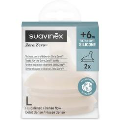 Соска Suavinex ZERO.ZERO антиколікова, інтенсивний потік, нюдова, Фото 1