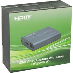 Устройство захвата видео PowerPlant HDVC8 HDMI USB3.0 4k/60hz Фото 2