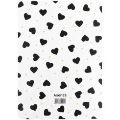 Книга записная Axent A5 Black&White, 80 листов клетка Фото 4