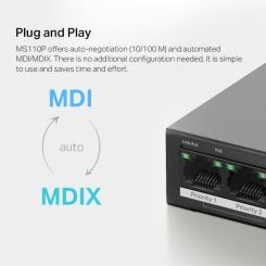 Коммутатор сетевой Mercusys MS110P Фото 8