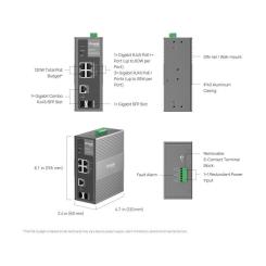 Коммутатор сетевой TP-Link IES206GPP Фото 5