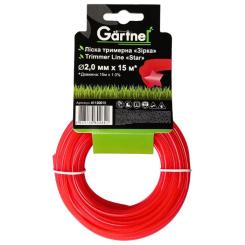 Жилка косильная Gartner "Звезда" 2,0 мм × 15 м Фото