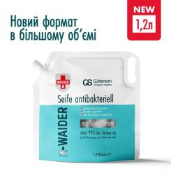 Жидкое мыло Waider Антибактериального действия 1.2 л Фото 5