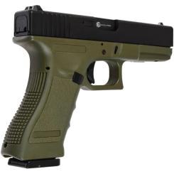 Страйкбольный пистолет Evolution E017 Gas 6 мм OD Green Фото 3